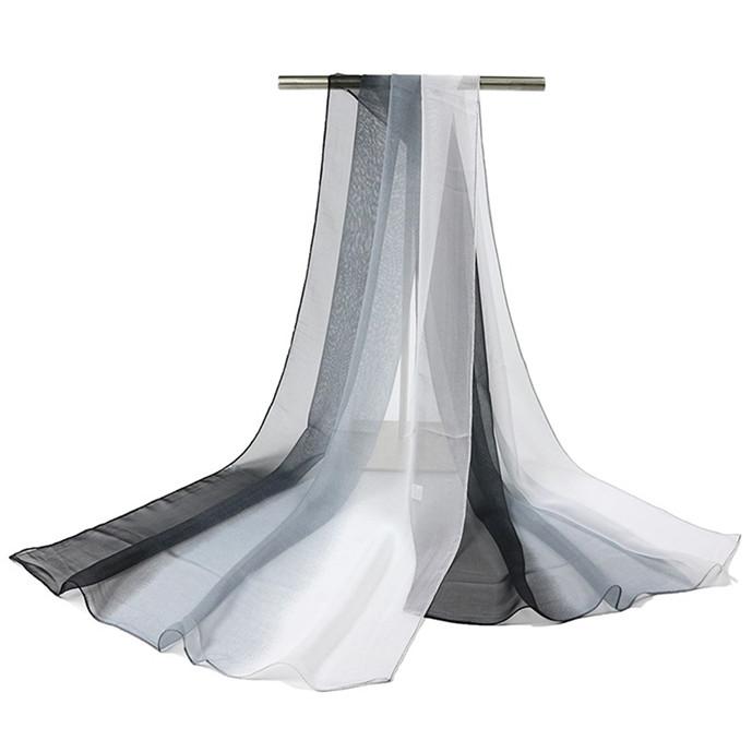 Gradient Color Silk Scarf Ladies Scarf Tulle Scarf Training Dance Scarf