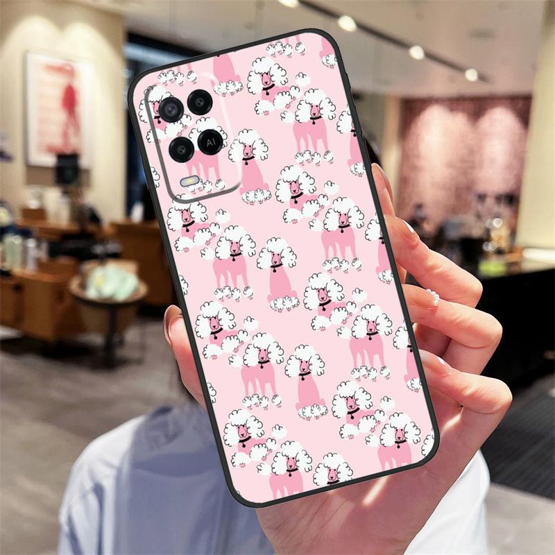 Пудели мультяшные Девчачий милый чехол для Oppo A94 A54 A40 A60 A80 A98 A78 A18 A38 A58 A16 A76 A96 A17 A77 A74 A57S A15