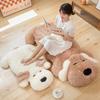 60/100cm Giant Plush Dog Lying Toys Stuffed Soft Dog Plush Pillow Cartoon Animal Floor Seat Pillows Cushions Gifts Home Decorr
