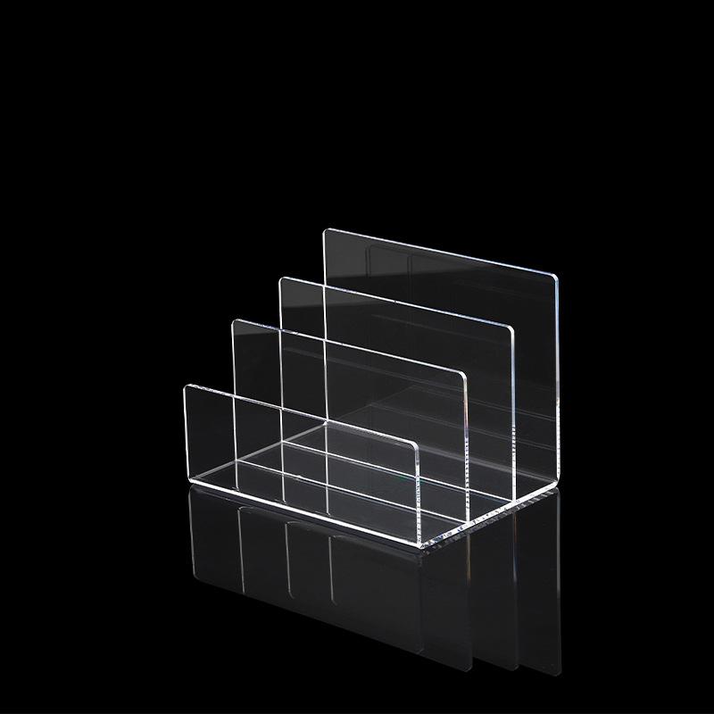 High Quality Customized Acrylic Office File Holder Book Dividers Desktop Office Supplies Storage Organizer Racks