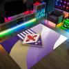 Fiorentina FC Design Crystal Velvet Carpet Cozy Non?Slip Printed Rug For Bedroom Living Room Entrance