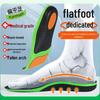 Ultra-Soft Orthotic Insoles with Arch Support for Men & Women - Anti-Fatigue Heel Pads for Flat Feet