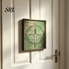 Handcrafted Wooden Wall Decor Personalized Broken Blade Puzzle, Vintage Medieval Puzzle Framed Minimalist Art Piece Decor, Fantasy Hanging Ornament