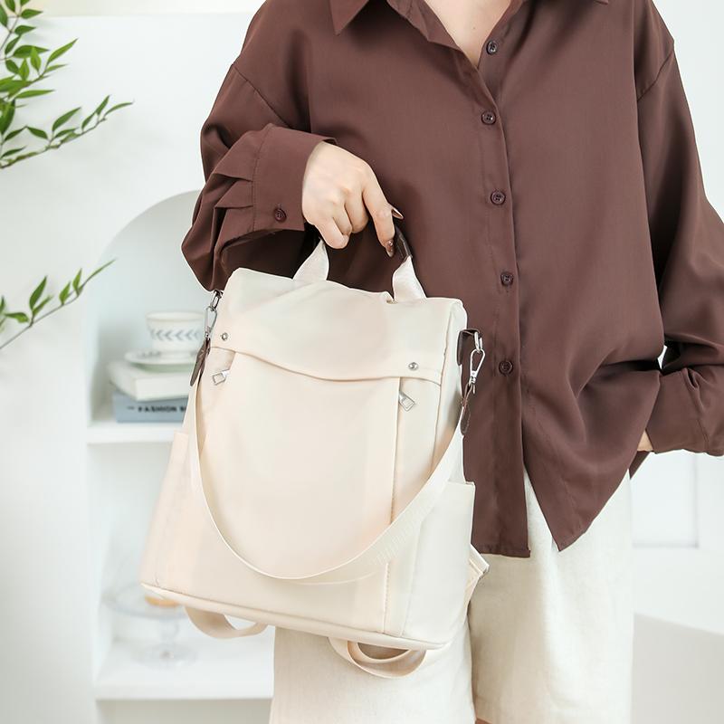 Рюкзак против кражи Женская нейлоновая дорожная сумка Многофункциональная легкая сумка через плечо