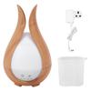 200ml Wood Grain Humidifier 8W 24V Automatically Shut Down Silent Aromatherapy Diffuser with 7 LED