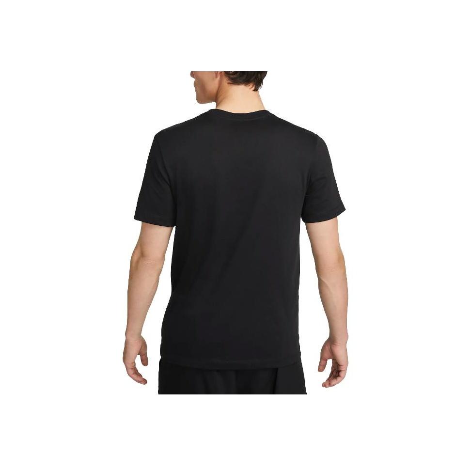 Nike Мужская футболка с круглым вырезом и коротким рукавом с логотипом, черные FD0125-010