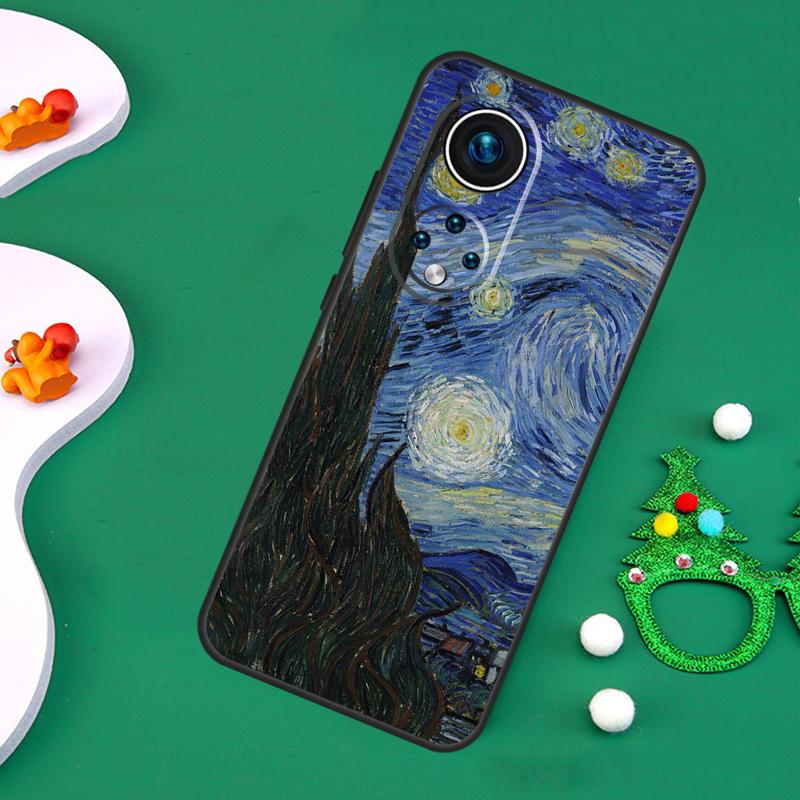 Oil Painting Van Gogh Case For Honor 200 Pro X9c X9b X9a X8a X8b X7a X6a X8 X9 50 70 90 Magic 5 6 7 Lite Cover