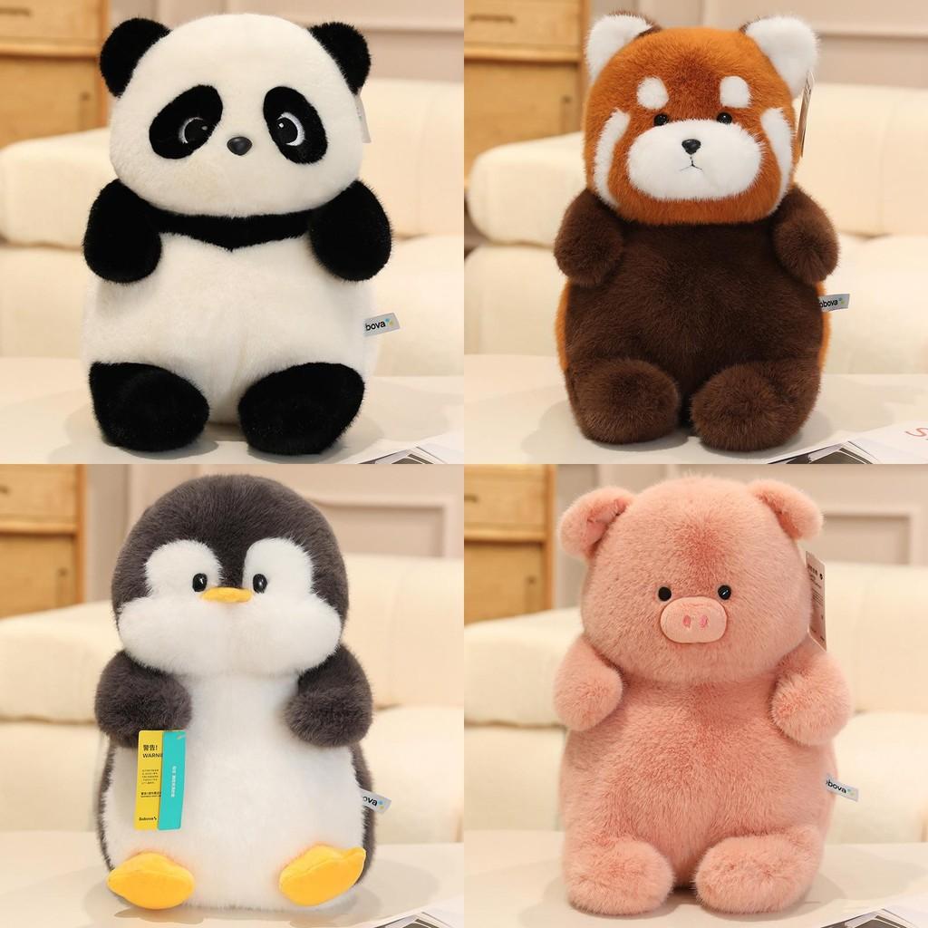 Seal Penguin Raccoon Elephant Panda Pig Plush Toy Stuffed Animal Dolls Gift Kids