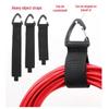 Heavy Duty Hanging Carabiner Tie Down and Nylon Storage Straps for Organization