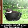 Cat Window Hammock with Strong Suction Cups Pet Kitty Hanging Sleeping Bed Storage Pets Warm Ferret Cage Cat Shelf Seat Beds Crescent Cat's Nest