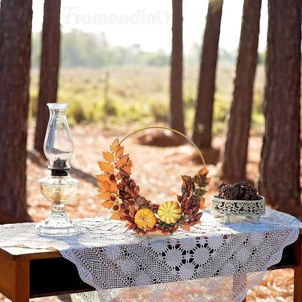 2 шт. Цветочный обруч, центральный элемент, металлический ловец снов, золотое макраме, венок, кольцо с деревянными подставками, держатели для свадьбы, дня рождения, украшения дома, сделай сам, поделки