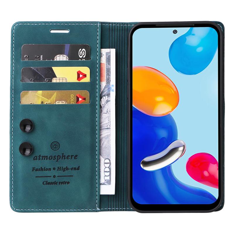 Чехол-книжка для кошелька для Xiaomi Redmi Note 11 Pro 5G 11E Pro 11S Note11 S Чехлы-накладки Магнитная кожаная подставка Защитный чехол для телефона