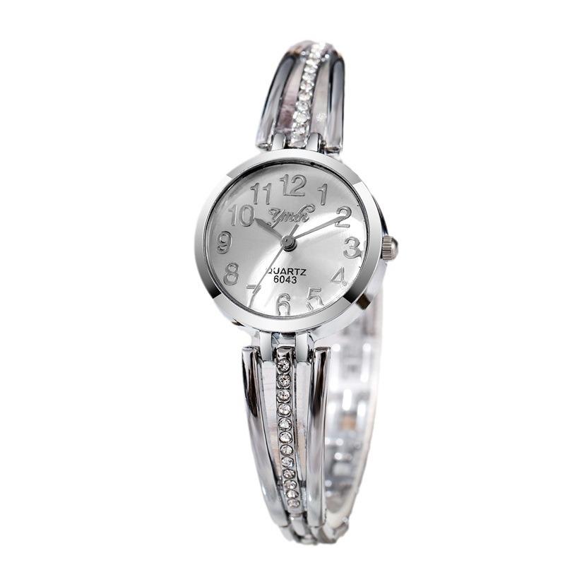 Women's Diamond Quartz Watch - Precision Movement, Elegant Design