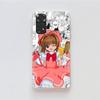Чехол DT39 Cardcaptor Sakura для Samsung A04 A14 A23 A34 A54 M23 M33 M52 M53 Realme 10 9 C30S C35 C55 VIVO Y02S Y21 Y33S Y51 X80 Pro Прозрачный чехол