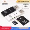 Высокоскоростной кардридер USB 3.0 для карт SD/TF для мобильных устройств и камер - Plug & Play