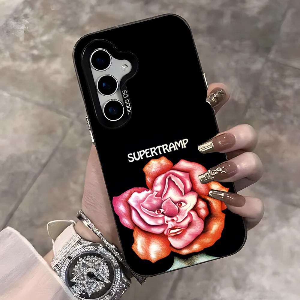 Supertramp Breakfast In America Phone Case For Samsung S25 Ultra S23 S22 S21 S20 Ultra Plus S24 Fe A54 A55 Color Silver Cover