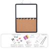 Hanging/Free Standing Notice Pin Board Set Magnetic Soft Cork Whiteboard  Photo Display