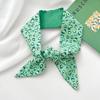 Green Is White And Tender, Long And Small Silk Scarves, Women'S Thin And Narrow Streamers, Tied Hair, Tied Bags, Decorative Souvenir Ribbons