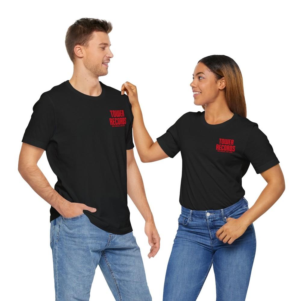 Tower Records t-shirt, Front & Back print, Defunct Music Store, Vinyl, Records Unisex T-Shirt