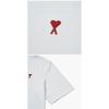 Ami Bfuts005 726 100 Ami De Coeur Small Heart Logo Public Short Sleeve Tee