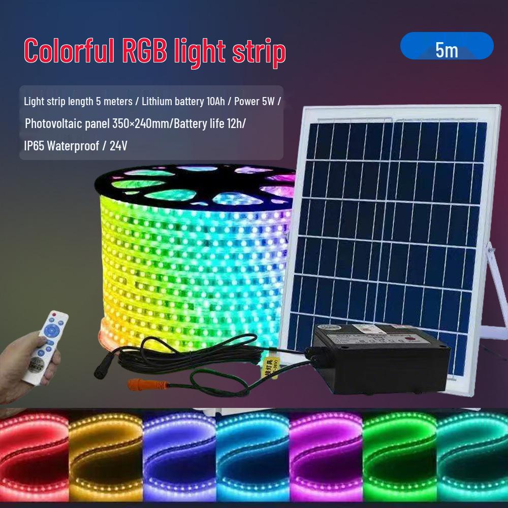 Водонепроницаемые уличные RGB светодиодные ленты с пультом дистанционного управления