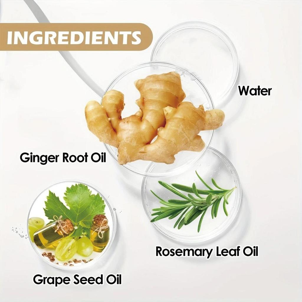 Ginger Essential Oil Relieves Pain and Joint Strain Massage Care Solution