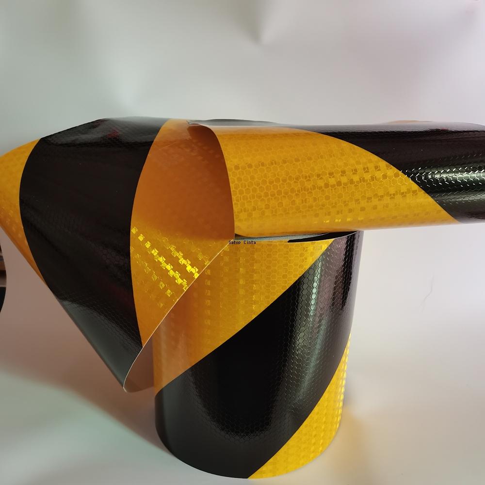 Высокая видимость твил светоотражающий материал 20 см * 1 м DIY ленты водонепроницаемые предупреждающие наклейки безопасности самоклеящиеся отражатели для автомобилей