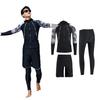 [YFMAYI] Men's Rash Guard 3-Piece Soft Swimsuit Set