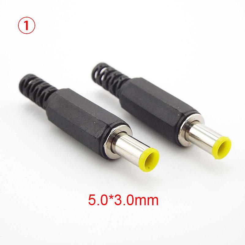 DC Male Jack Разъем питания Адаптер 3.5x1.35 мм 4.0x1.7 мм 4.8x1.7 мм 5.5x2.1 мм Штекерный разъем Адаптер аудио CCTV