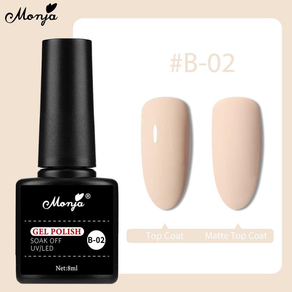 monja 17 цветов 8 мл флакон для дизайна ногтей гель УФ-лак для рисования живопись быстросохнущая замачиваемая лампа отверждение лаки лак DIY дизайн маникюра инструменты для красоты