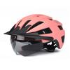 New racing road bike riding helmet mountain bike helmet with goggles brim bike helmet