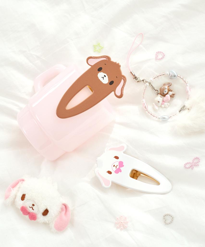 Мини заколки-коготки Colley Sugar Bunnies (2 типа: Широуса и Куроуса)