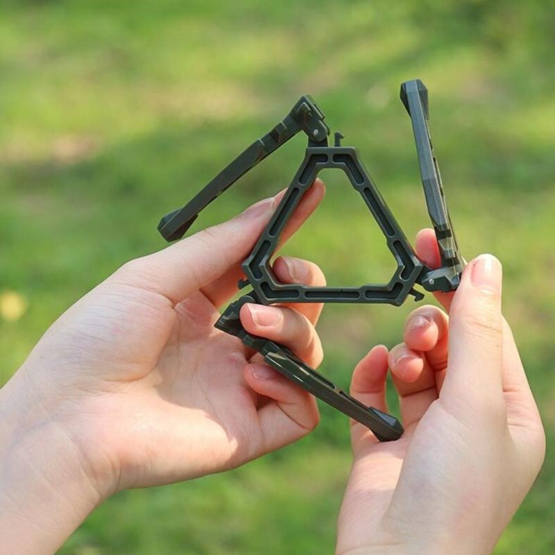 Наружный держатель для газовых баллонов Универсальная пластиковая подставка для походной плиты Тренога Держатель