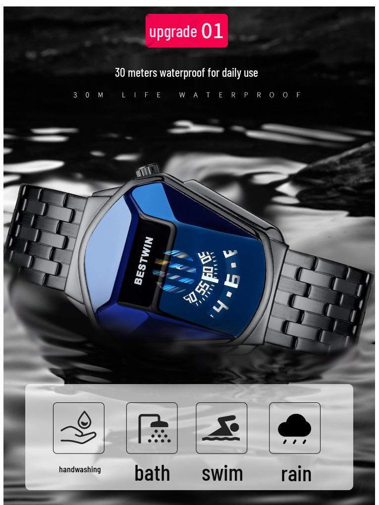 BESTWIN Мужские кварцевые часы из сплава с бриллиантами - Модные парные часы