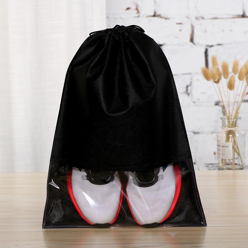 1 шт., женская и мужская водонепроницаемая сумка для обуви, чехол из ПВХ, дорожная упаковка, сумка для хранения обуви на шнурке, органайзер, дорожные аксессуары