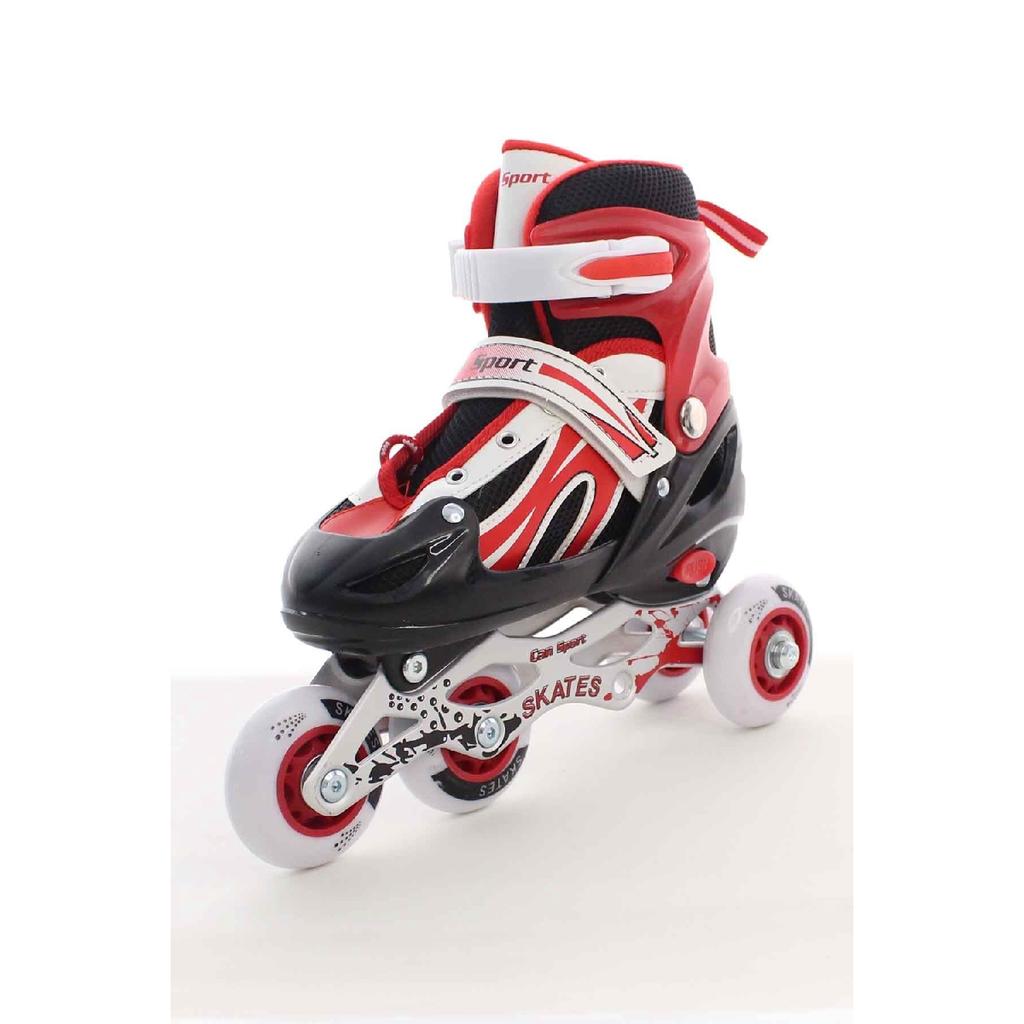 Красный Регулируемый набор из 2 2 металлических наколенников для занятий конькобежным спортом с подсветкой, налокотников