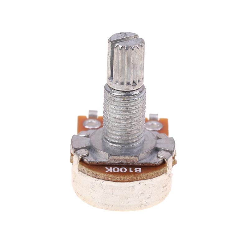 A500K B500K A250K B250K A50K B50K A25K B25K Потенциометр Шлицевой Маленький Пот Электрогитара Бас Эффект Усилитель Тон Громкость 18 Мм Вал Части