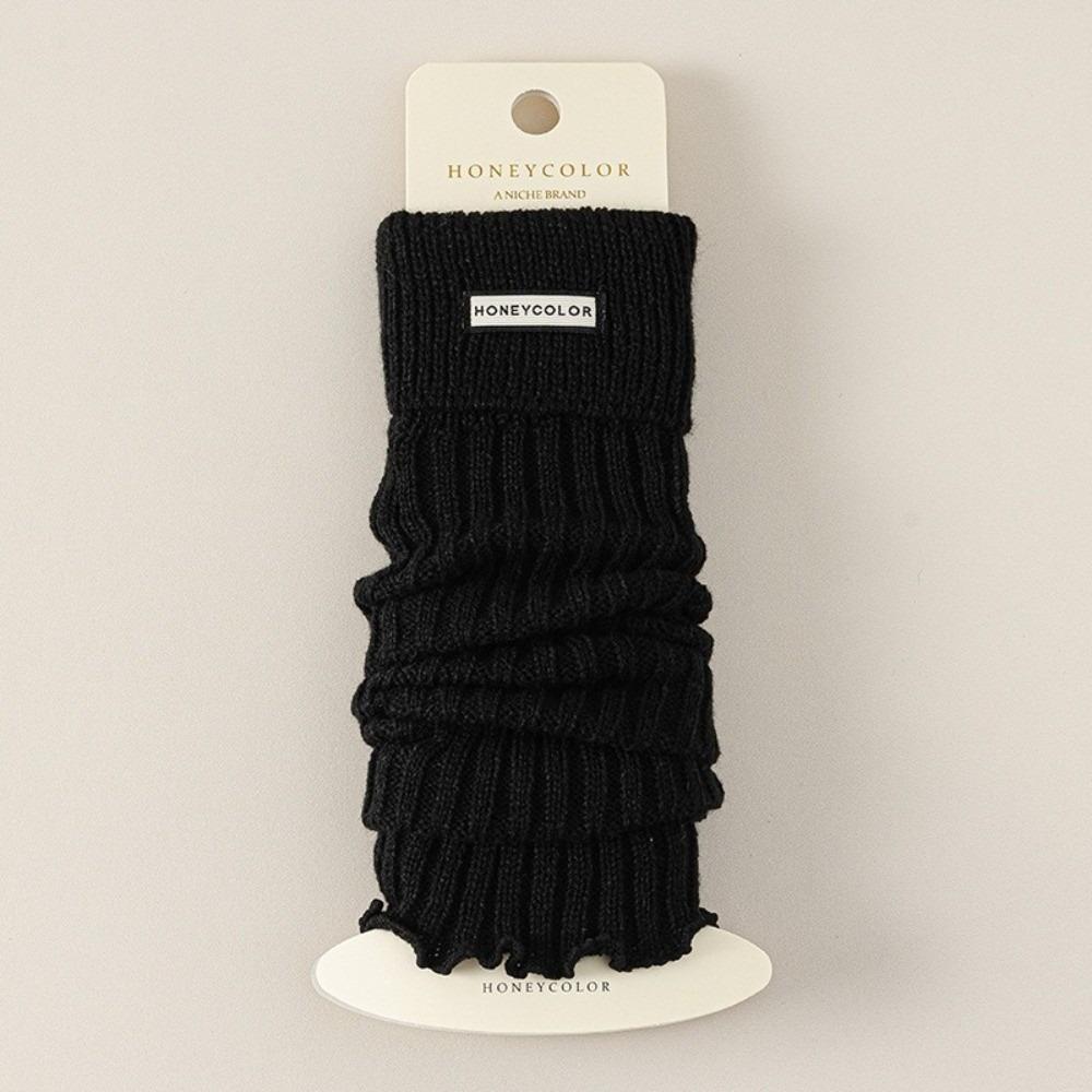 Однотонные носки до середины икры, утолщенные носки средней длины, новые гетры, осень и зима