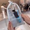 Portable Beauty 1/2Pcs Large Capacity Standing Toiletry Bag, Waterproof EVA Travel Organizer Durable Pouch with Zipper, Makeup for Bathroom