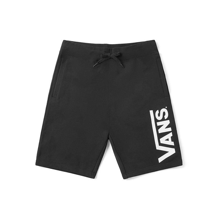 Vans Трикотажные шорты с завязками и большим логотипом, мужские шорты, черные VN0A4RB4BLK