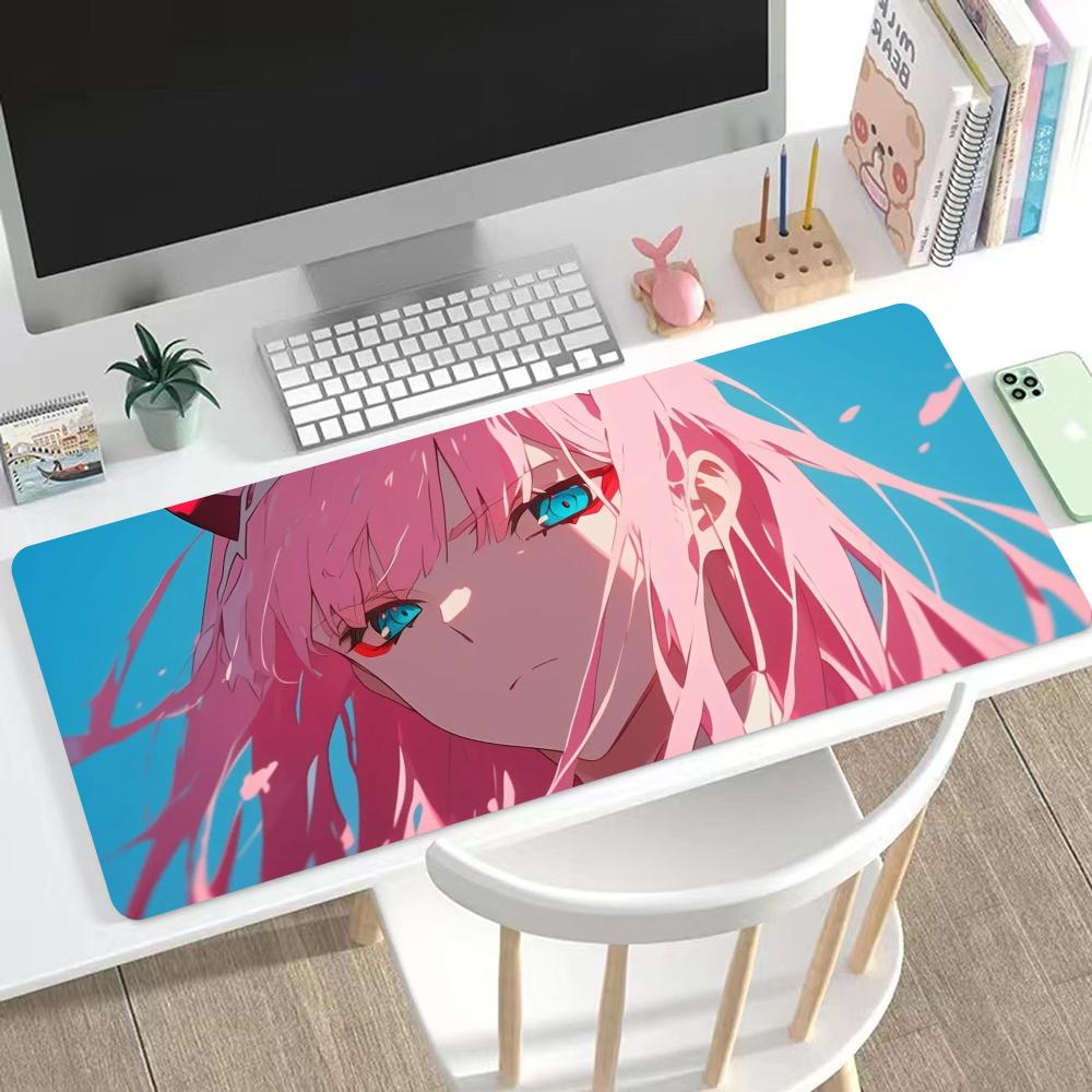 Zero two Коврик для мыши Милый HD-коврик для мыши Расширенный игровой коврик для клавиатуры Большой коврик для мыши x см XXL Игровой коврик для мыши