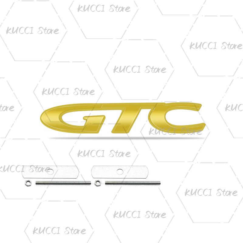 Alloy Metal GTC Grille Emblem Rear Trunk Badge Sticker For Vauxhall Opel Corsa Rocks Vectra Zafira Mokka Meriva Insignia Astra