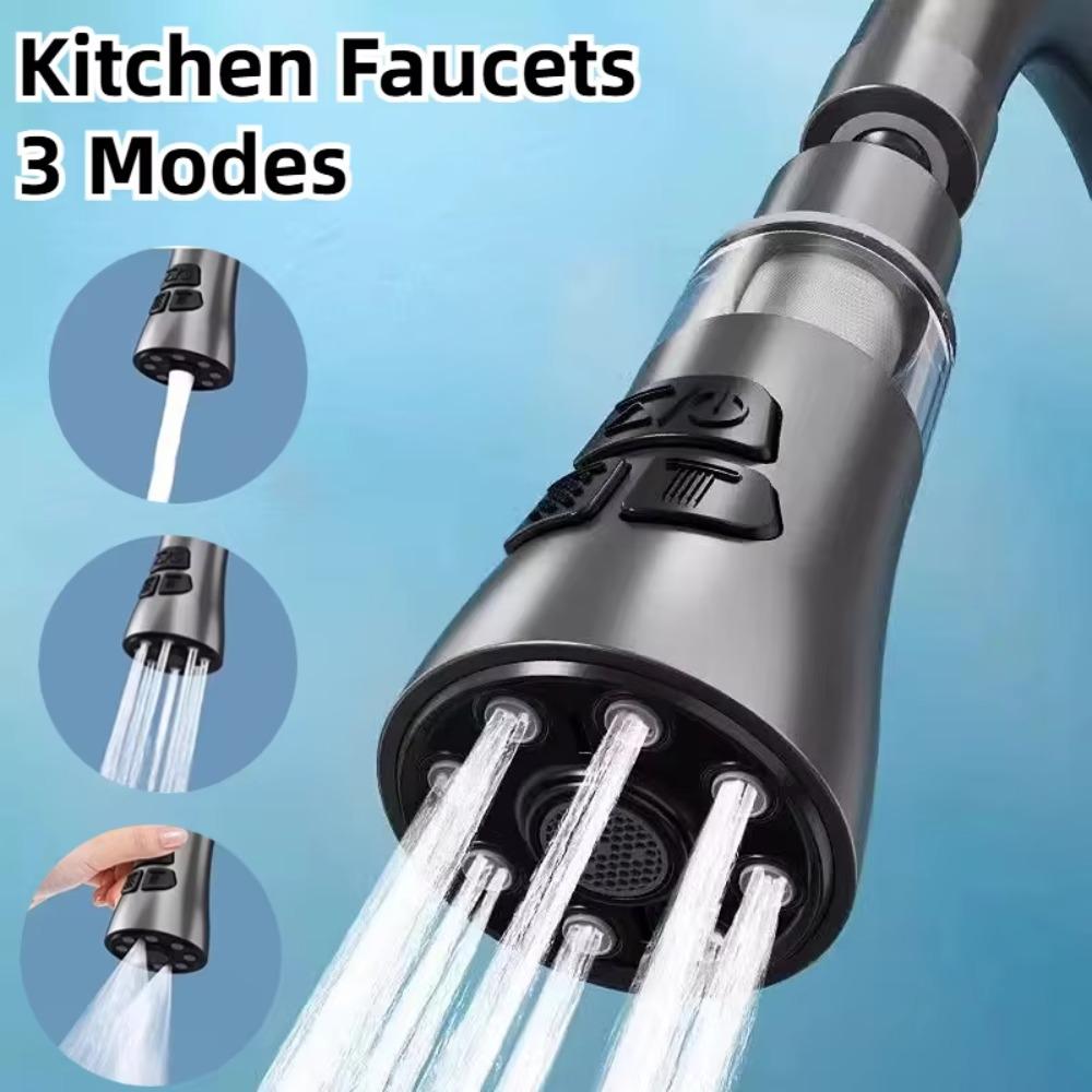 360° Rotate Kitchen Faucet Extender Splash Proof Washbasin Faucet Extender Universal