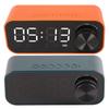 Мини Bluetooth-динамик с мощным басом, двойной будильник, портативный беспроводной динамик со светодиодным дисплеем