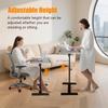 For Work Study Mobile Standing Desk Laptop Table Home Bed Table Bedside Table Over Bed Table Adjustable Height Spacious Tabletop