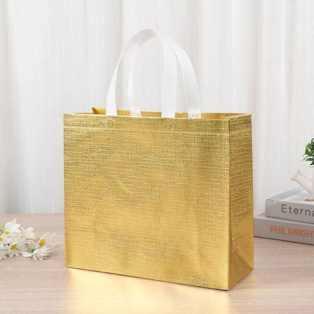 Non-woven Fabric Gift Packing Bag Solid Color Handbag New Shoe Bag