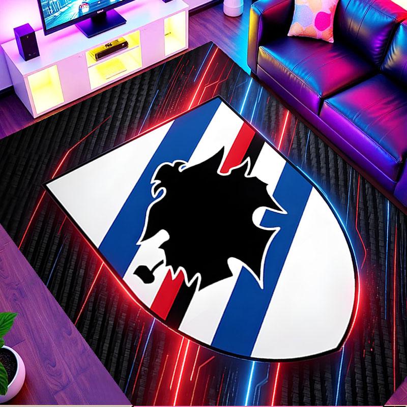 UC Sampdoria Print Rug, Washable Floor Carpet, For Entryway Dorm Laundry Room Office Study, Home Decor Birthday Christmas Gift