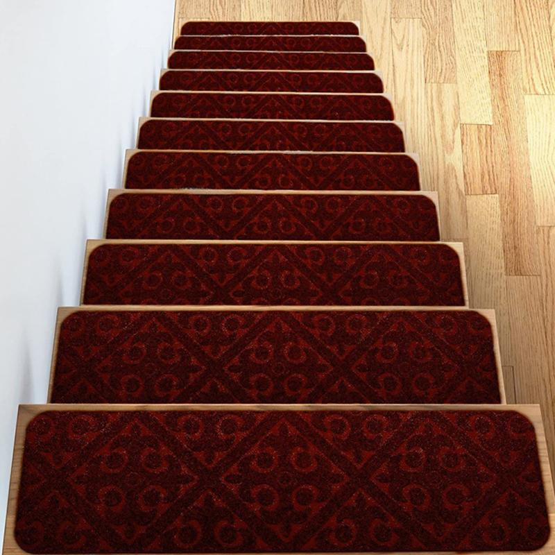 Коврик для лестницы, противоскользящий коврик для лестницы, ковровое покрытие, противоскользящие ступеньки для лестницы, ковры