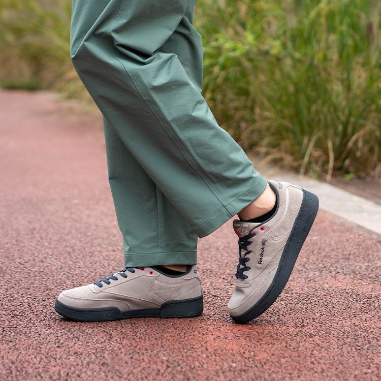 Мужские кроссовки Reebok CLUB C 85 W+ Низкие Скейтбордические обувь Унисекс Хаки