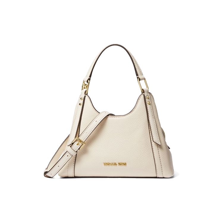 Michael Kors MK Arlo Metal Letter Logo Business Leather Tote Bag Women tote bags White 35S3GW7C1L-289